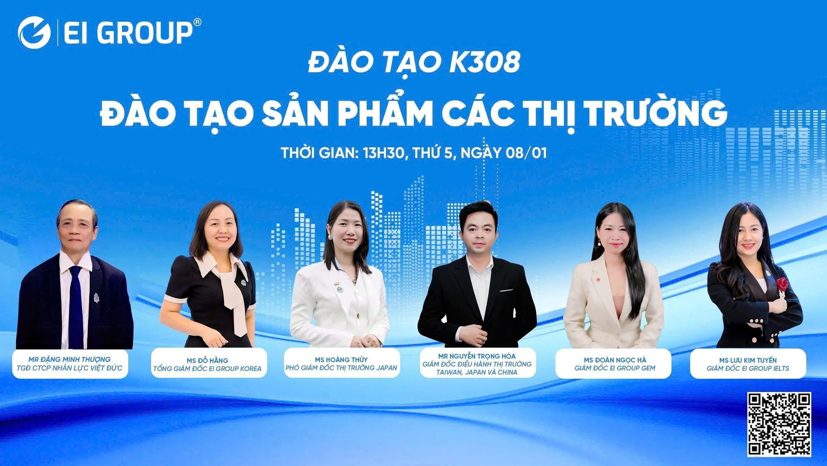 CHƯƠNG TRÌNH ĐÀO TẠO K308 - ĐÀO TẠO SẢN PHẨM CÁC THỊ TRƯỜNG