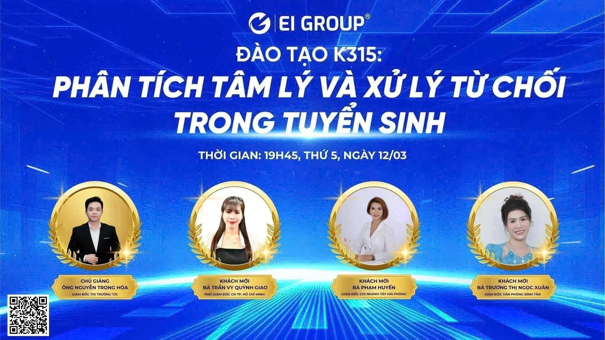 ĐÀO TẠO K315: PHÂN TÍCH TÂM LÝ VÀ XỬ LÝ TỪ CHỐI TRONG TUYỂN SINH