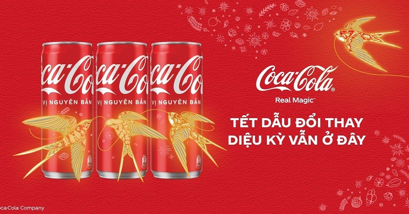 Key visual trong chiến dịch Tết 2023 của Coca Cola