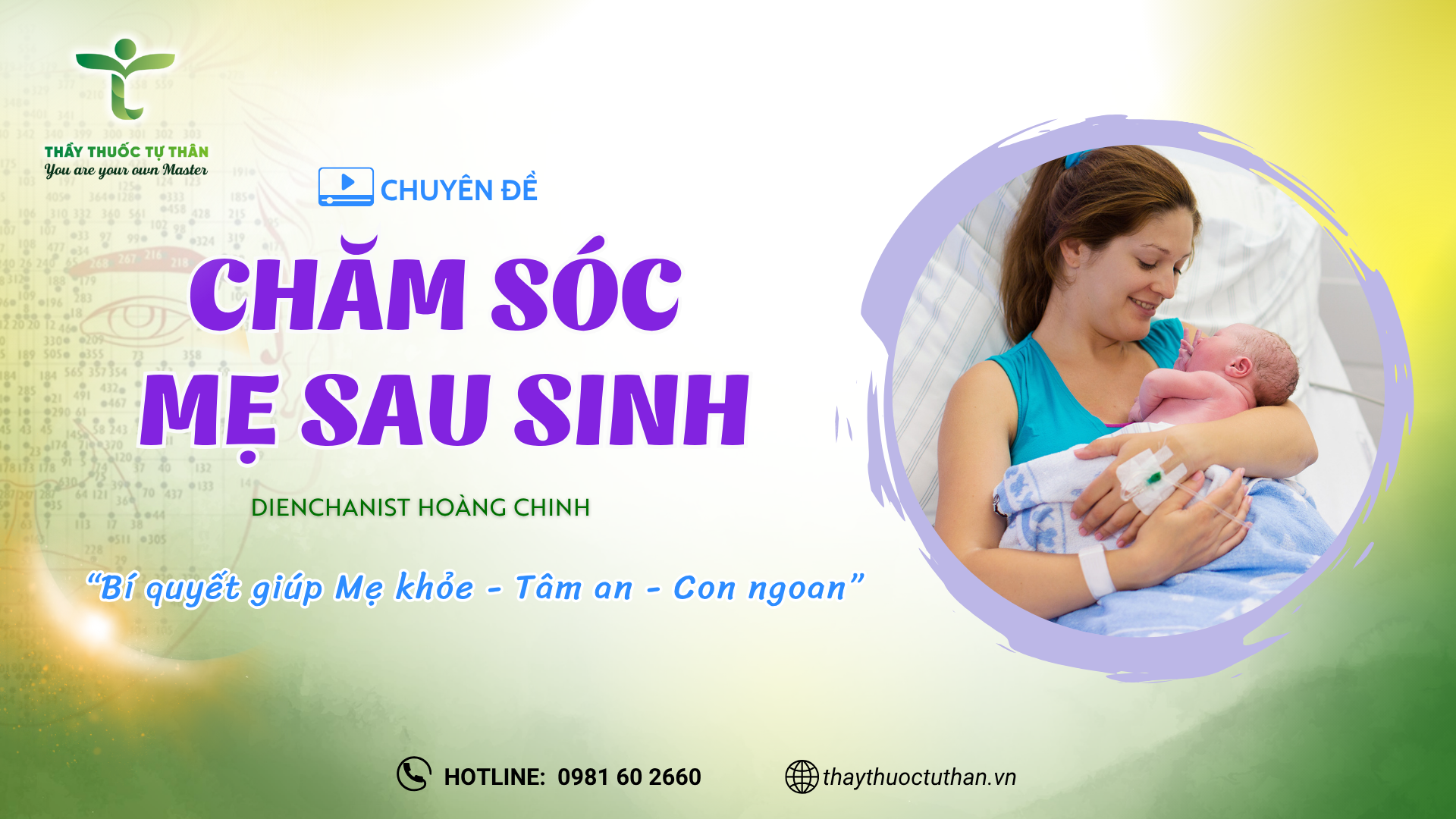CHĂM SÓC MẸ SAU SINH| Bí quyết Mẹ khỏe-Tâm An-Con Ngoan