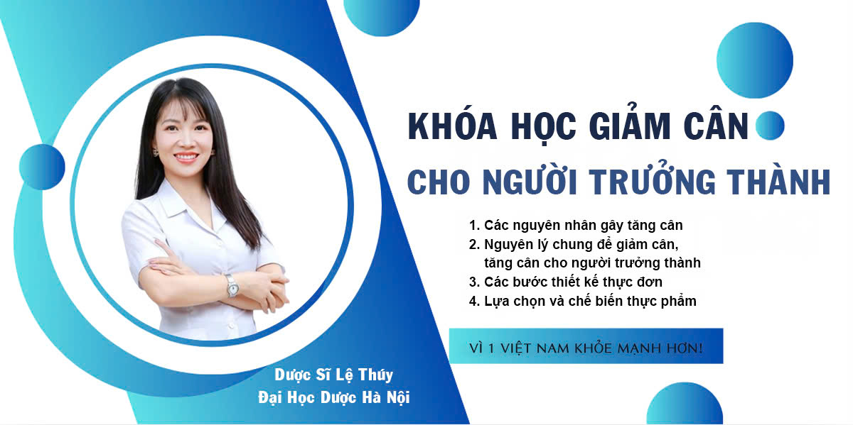 KHÓA HỌC GIẢM CÂN CHO NGƯỜI TRƯỞNG THÀNH