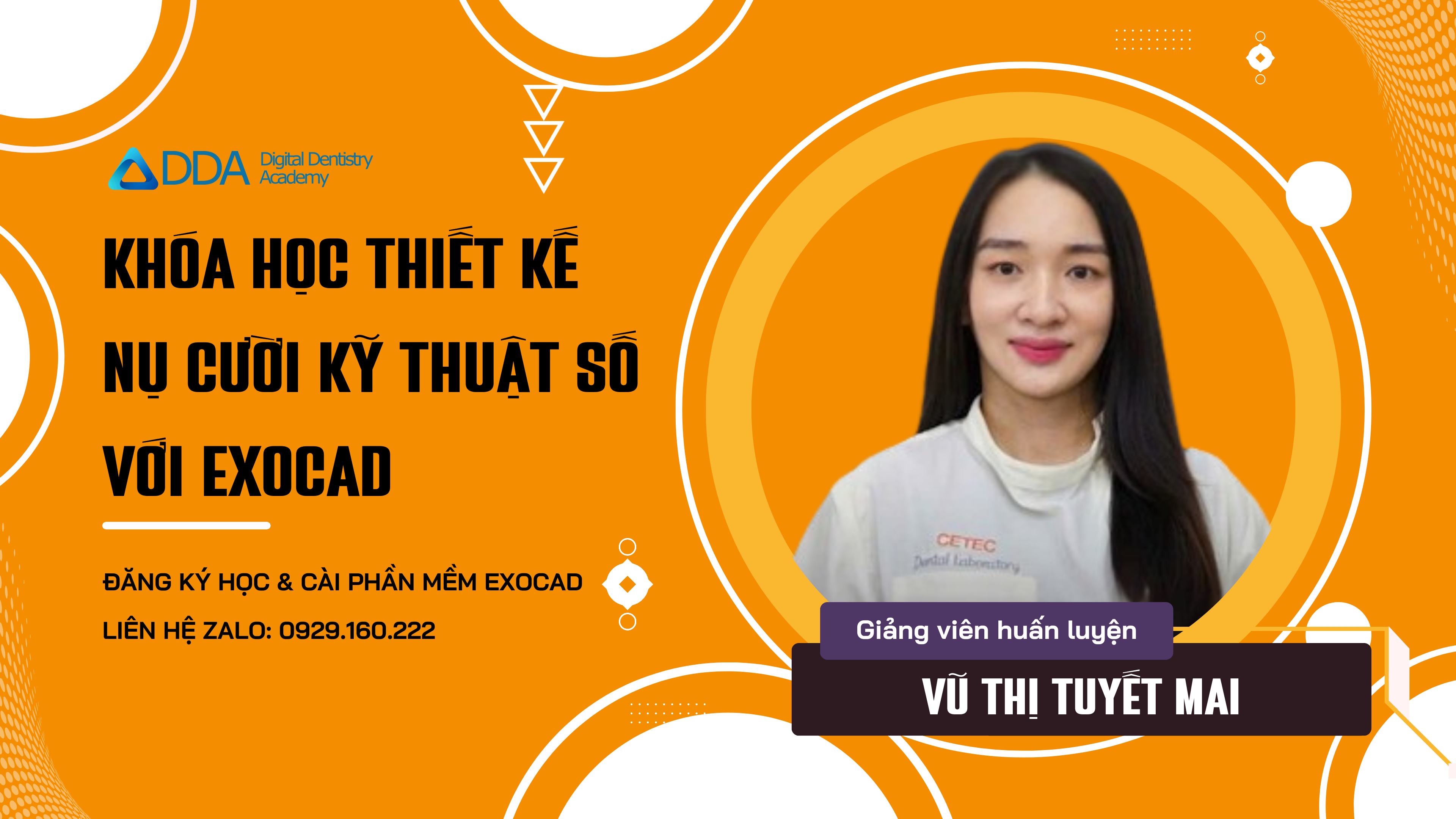 KHÓA HỌC THIẾT KẾ NỤ CƯỜI KỸ THUẬT SỐ VỚI EXOCAD