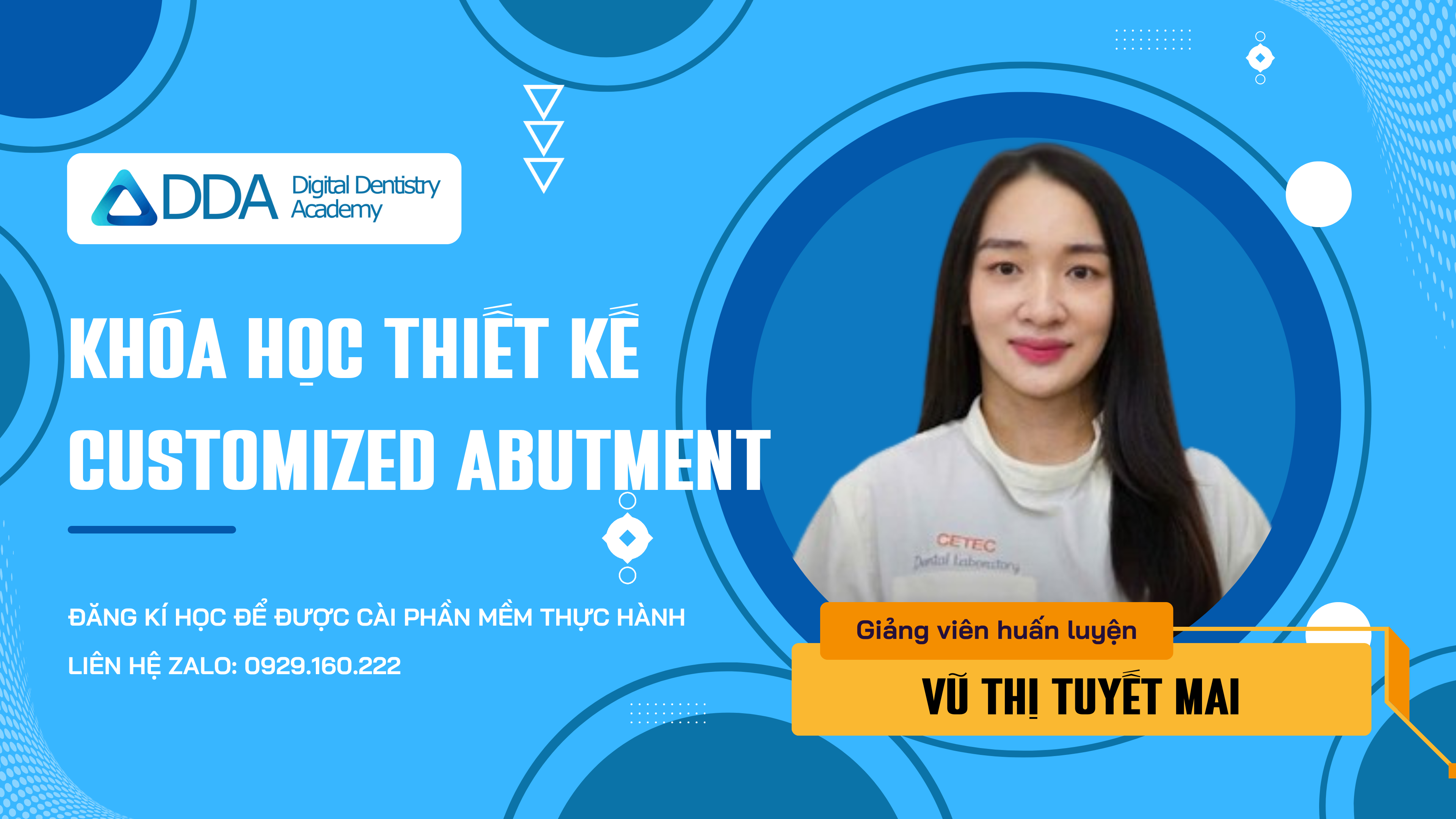 KHÓA HỌC CUSTOMIZED ABUTMENT