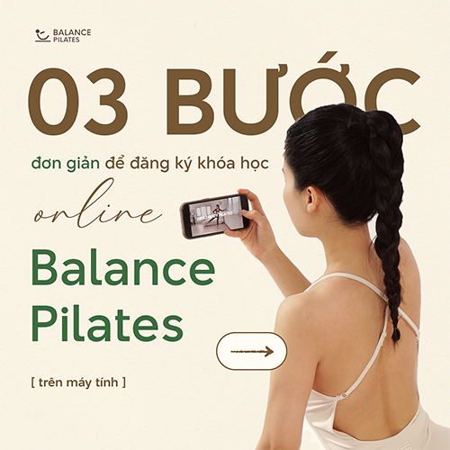 Hướng dẫn đăng ký khoá học Online Balance Pilates