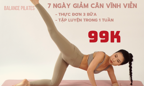 7 NGÀY GIẢM CÂN TOÀN DIỆN CÙNG PILATES - EATCLEAN