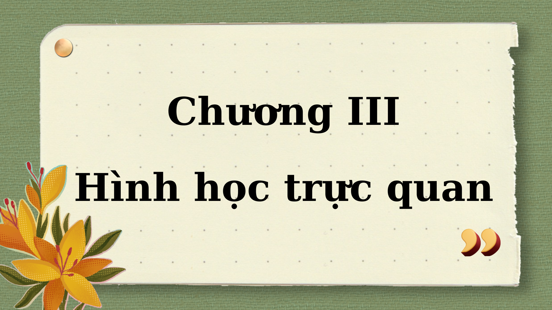 Chương III. Hình học trực quan (Toán 7 Cánh diều)