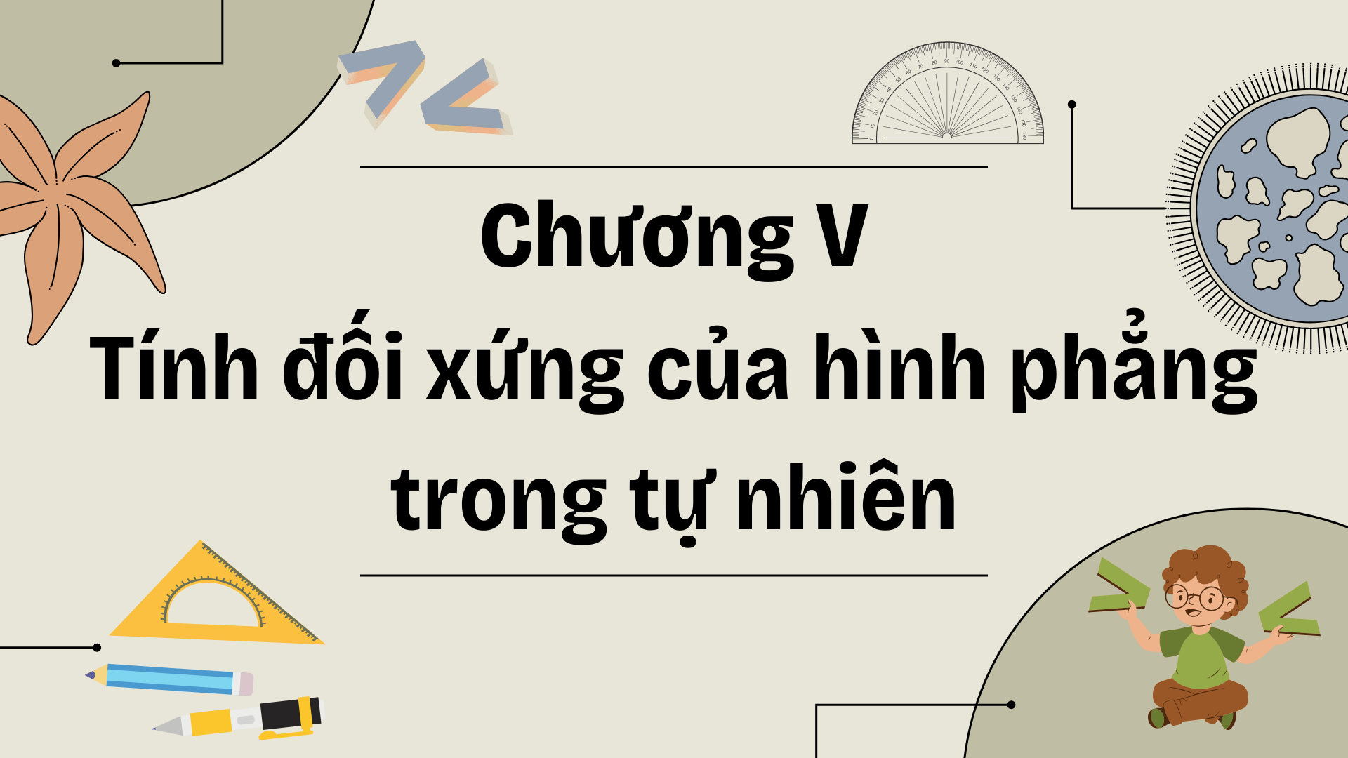 Chương V: Tính đối xứng của hình phẳng trong thực tiễn (Toán 6 kết nối)