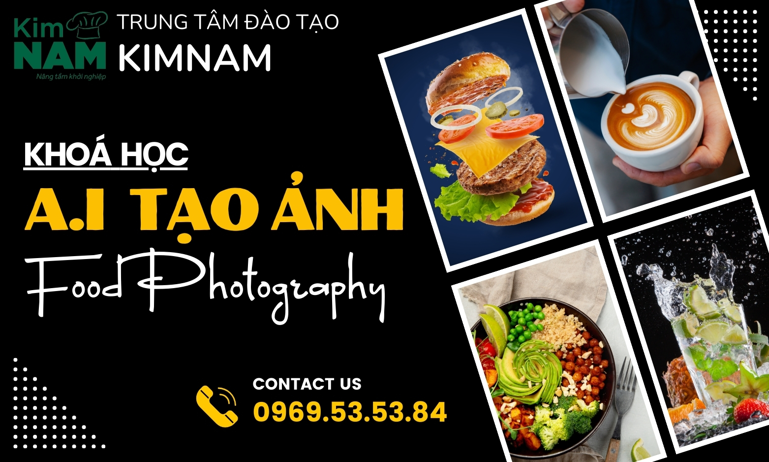 💥Lớp Tạo Ảnh Bằng A.I Dành Chuyên Food & Drink (A.I - Food Photography)💥