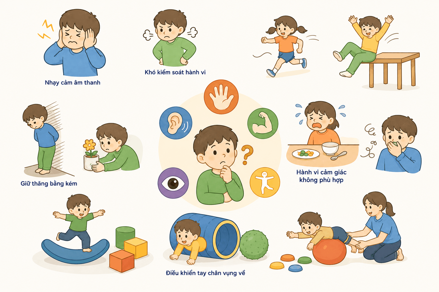 Rối loạn Xử lý Cảm giác (đủ nội dung Lý thuyết và Thực hành)