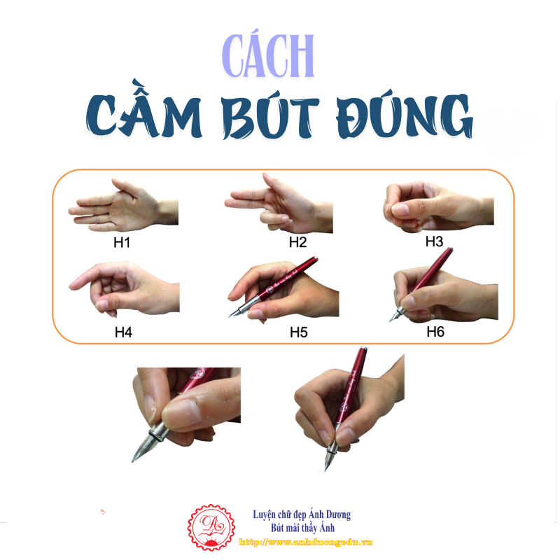 huong dan cam but dung cach
