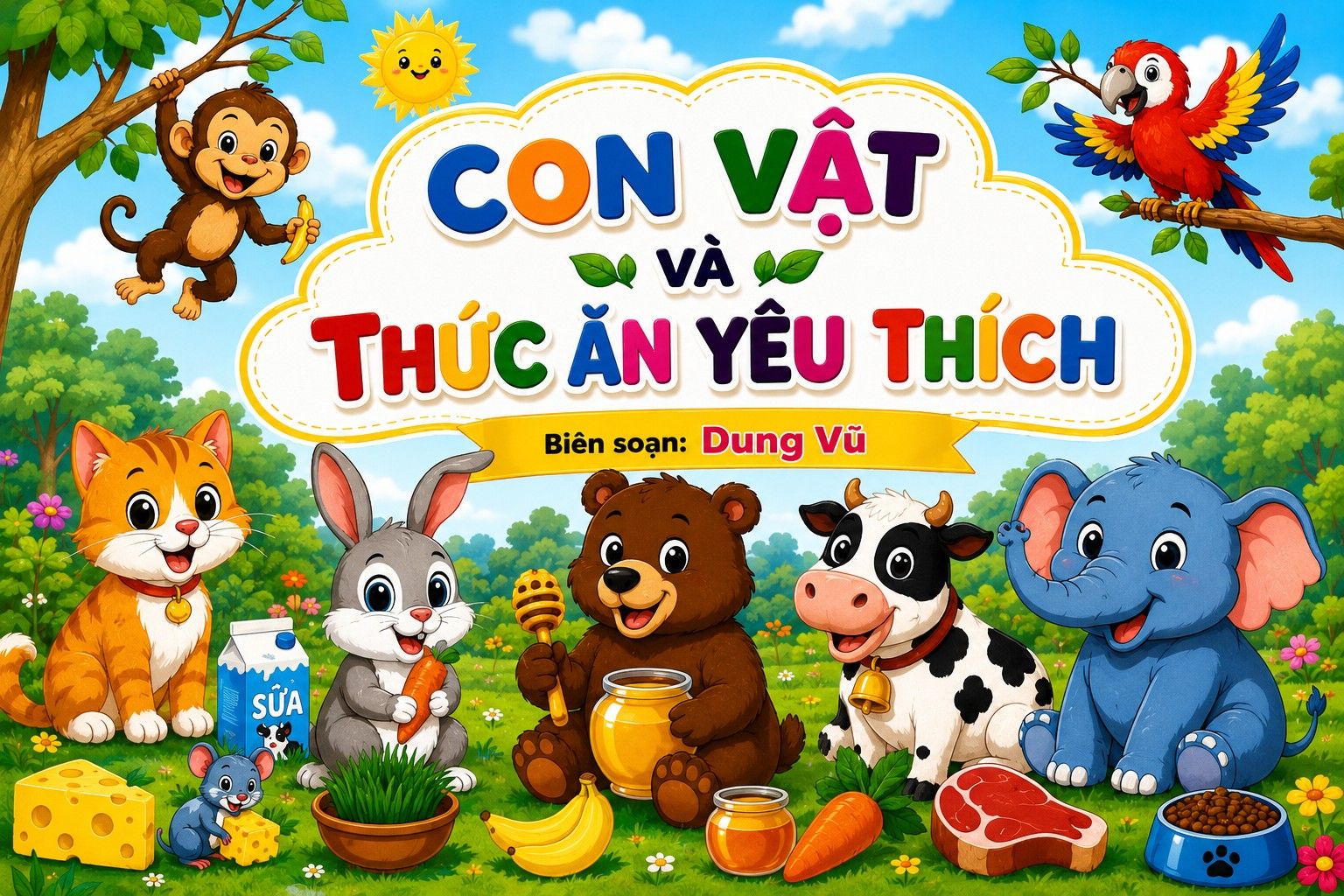 SÁCH - CON VẬT VÀ THỨC ĂN YÊU THÍCH