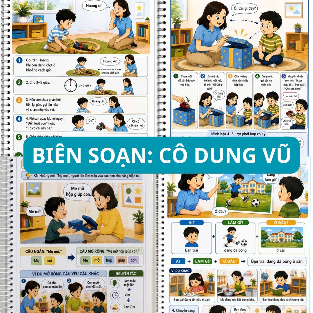 SÁCH - BÀI TẬP PHÁT TRIỂN NGÔN NGỮ VÀ GIAO TIẾP