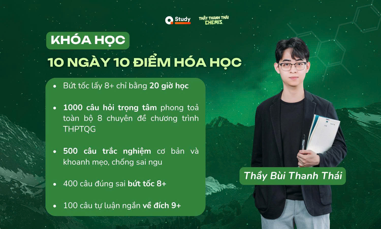 Khóa 10 Ngày 10 Điểm - Thầy Thanh Thái Chemis