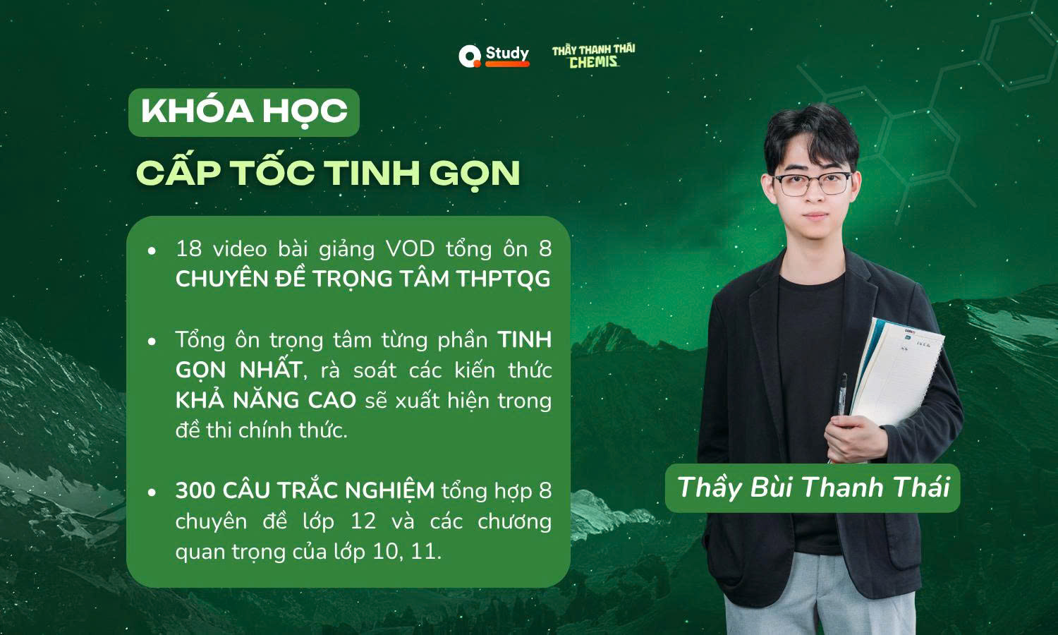 Khóa Cấp tốc Tinh gọn - Thầy Thanh Thái Chemis