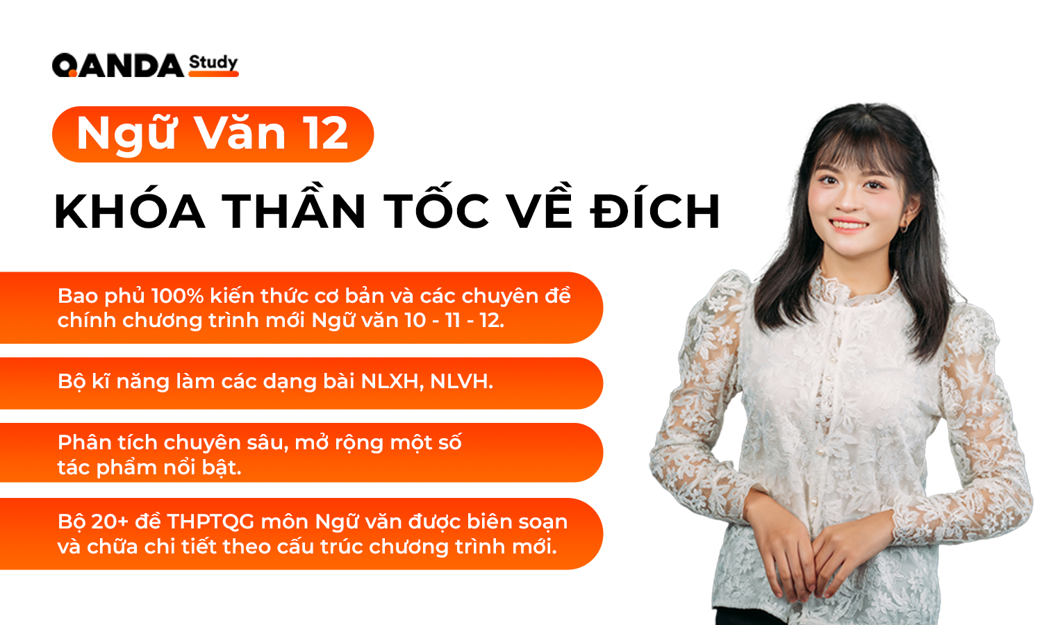 Khóa Thần tốc Về Đích 2025 - Ngữ Văn 12