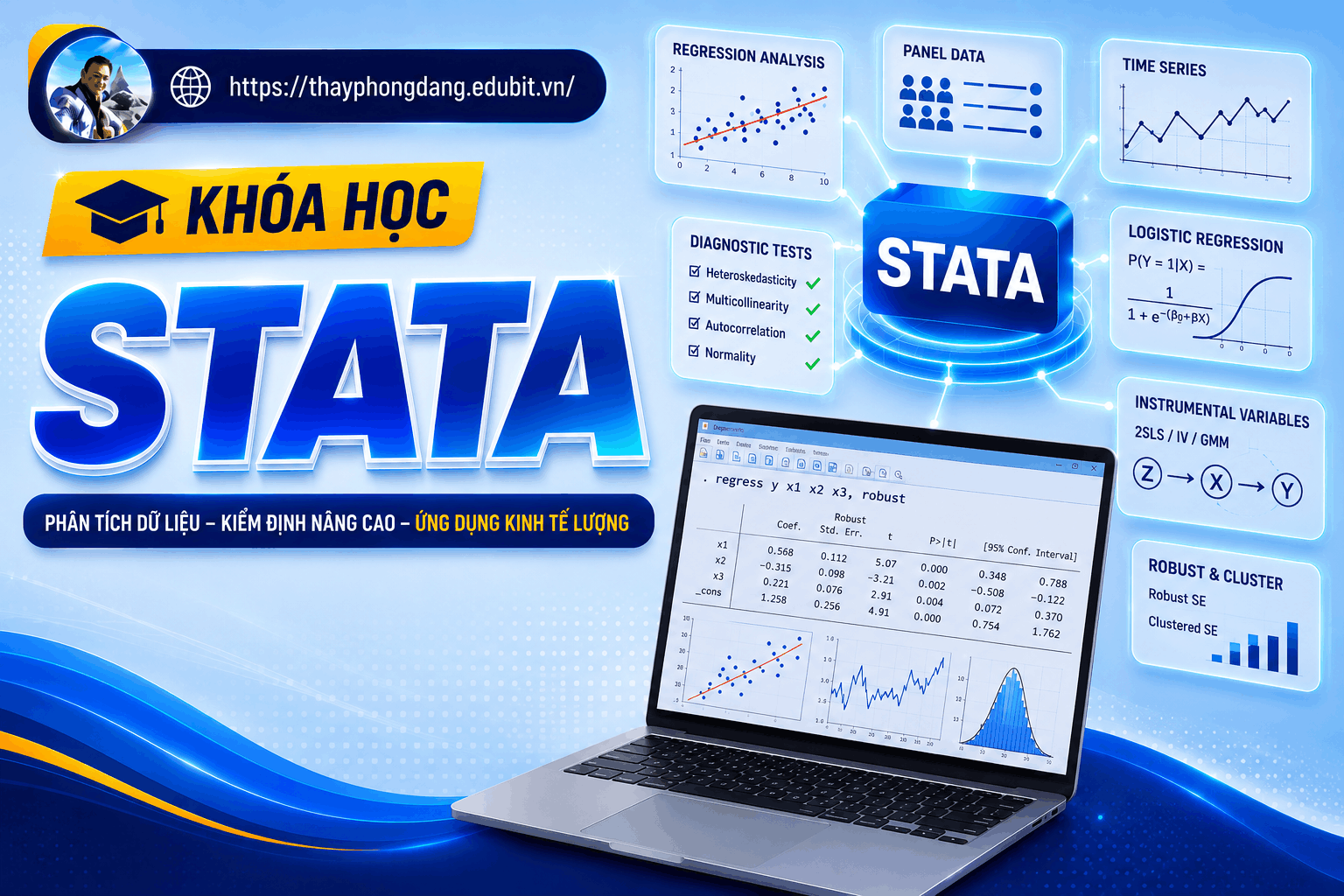 NGHIÊN CỨU KHOA HỌC CHUYÊN SÂU VỚI PHẦN MỀM STATA