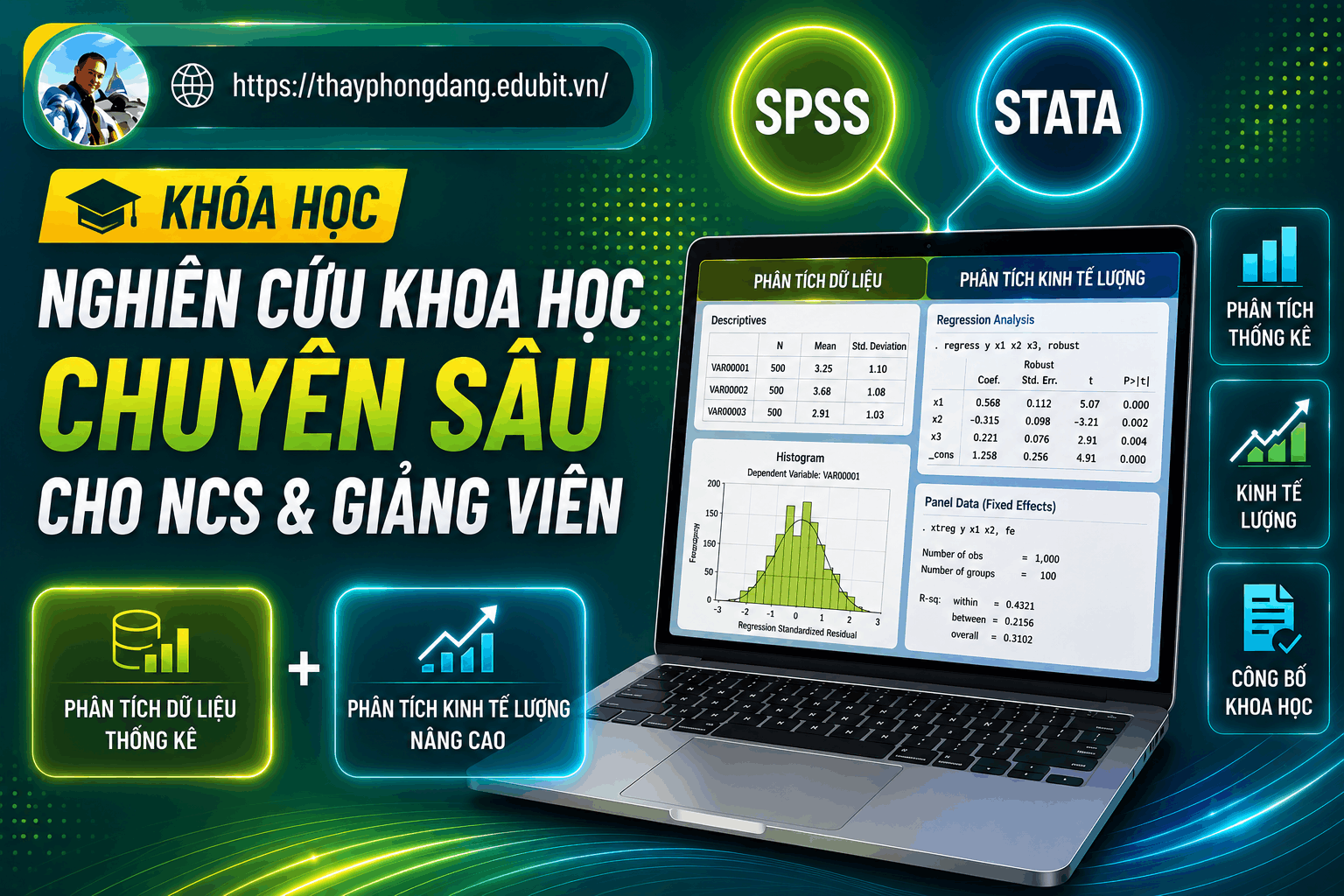 KHOÁ NCKH CHUYÊN SÂU CHO NGHIÊN CỨU SINH - THỰC CHIẾN.