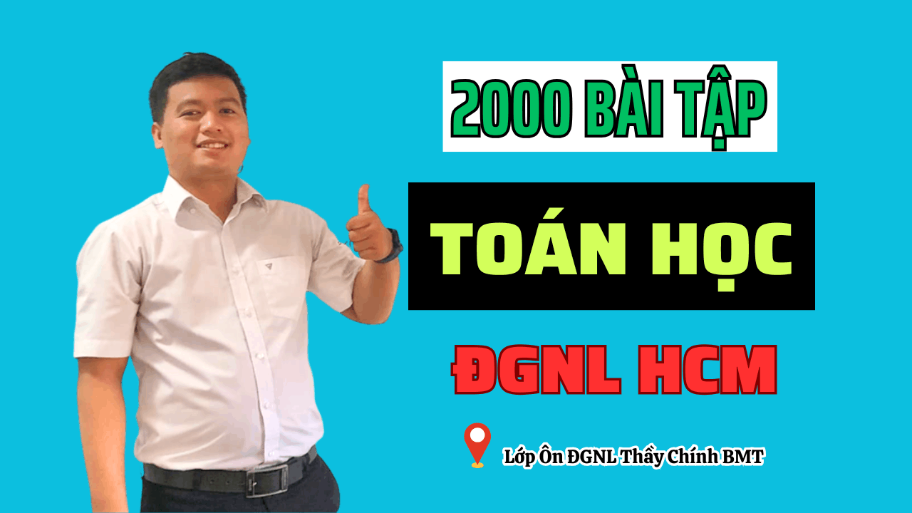 [2K9] 2000 BÀI TẬP TOÁN HỌC THI ĐGNL HCM