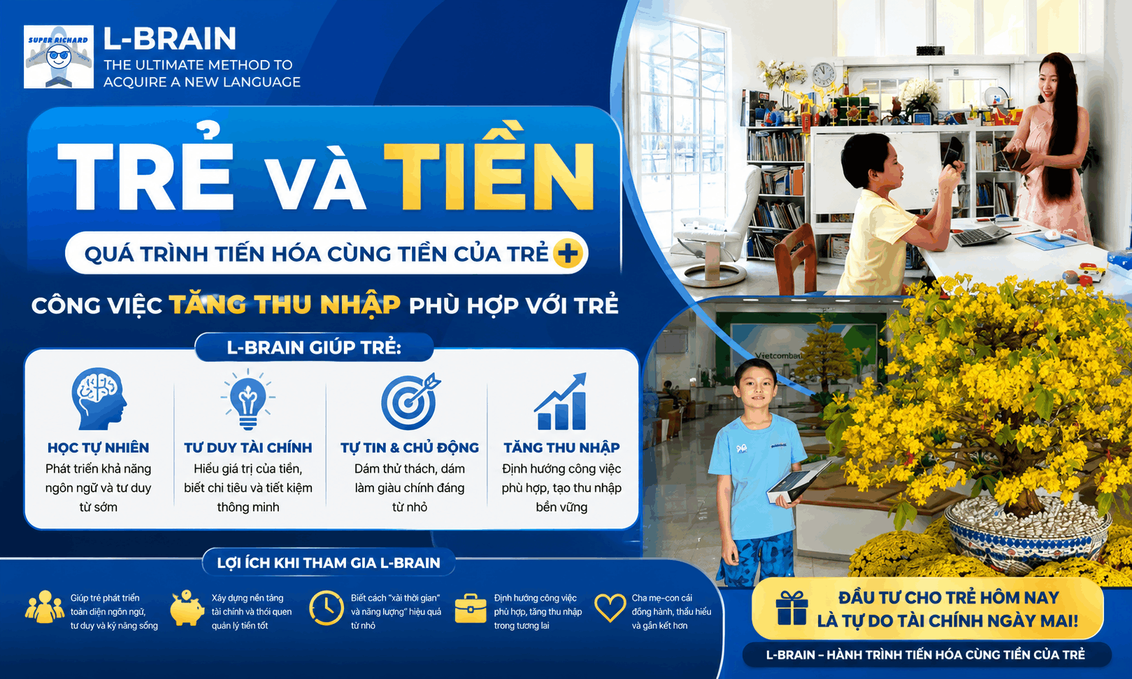 HÀNH TRÌNH TIẾN HÓA TÀI CHÍNH CỦA TRẺ