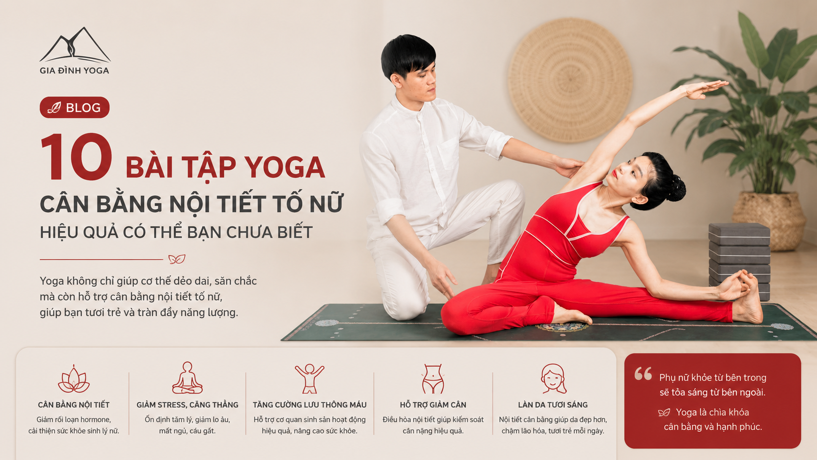 10 B&Agrave;I TẬP YOGA C&Acirc;N BẰNG NỘI TIẾT TỐ NỮ HIỆU QUẢ C&Oacute; THỂ BẠN CHƯA BIẾT