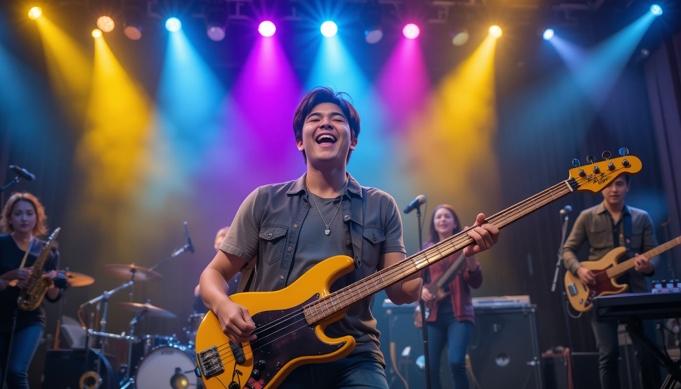 Tầm quan trọng của guitar bass trong ban nhạc