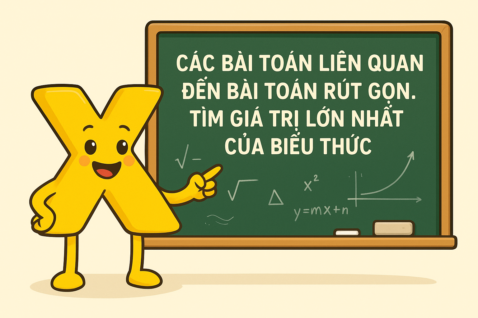 Chương III. Chuyên đề : Các bài toán liên quan đến bài toán rút gọn. Tìm giá trị lớn nhất của biểu thức - 11 bài học
