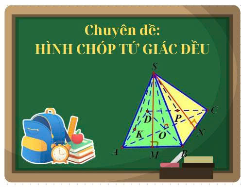 Chuyên đề: Hình chóp tứ giác đều - 16 bài học