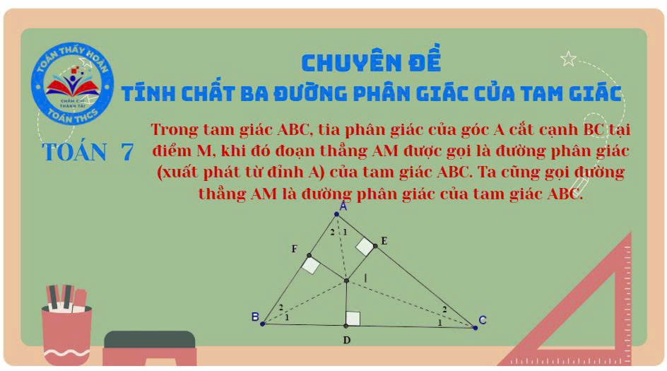 Chuyên đề: Tính chất ba đường phân giác của tam giác