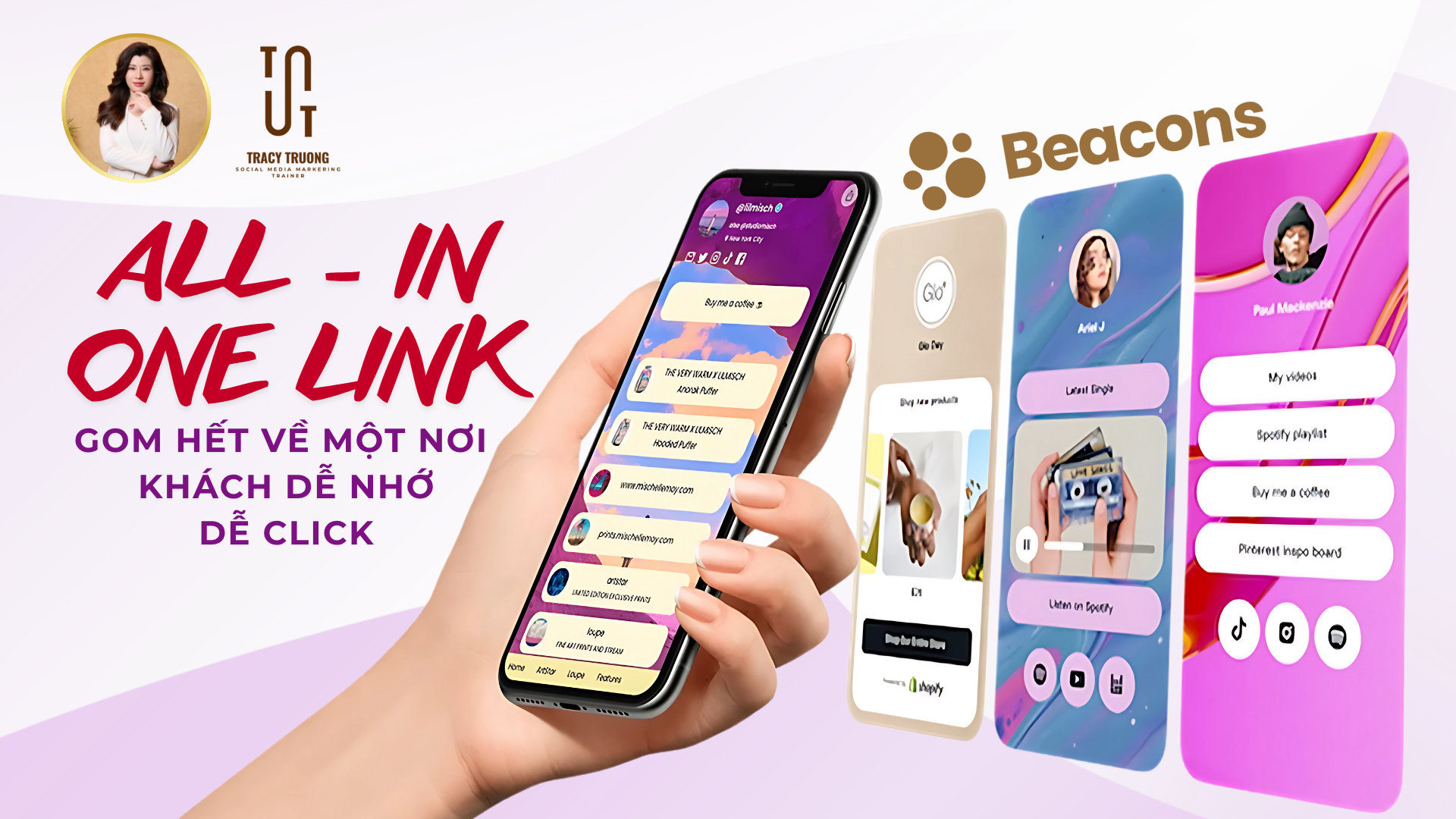 ALL - IN - ONE LINK – Gom Hết Về Một Nơi, Khách Dễ Nhớ, Dễ Click